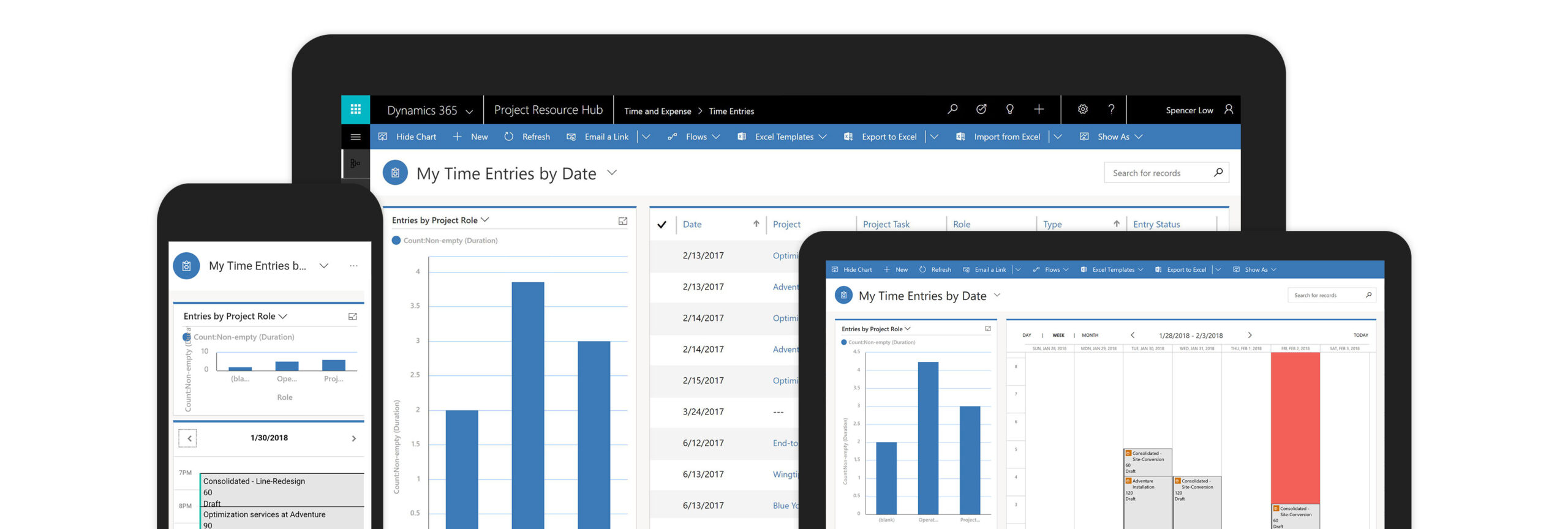 Microsoft Dynamics screenshots